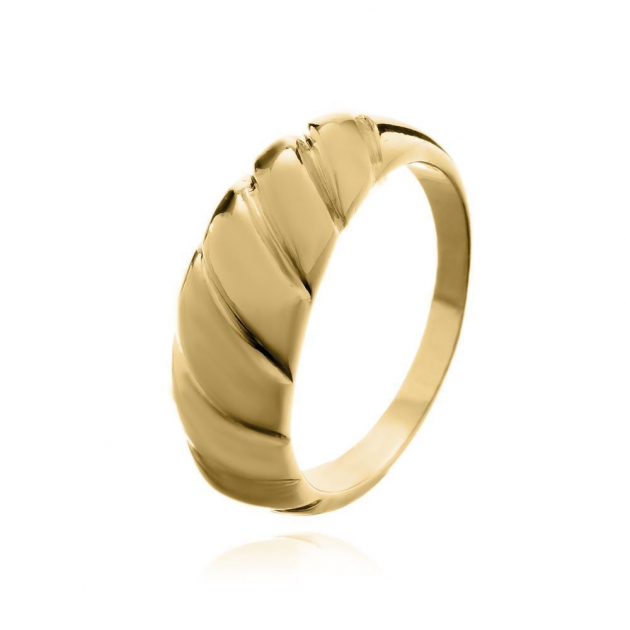ANEL CROISSANT MÉDIO - OURO