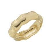 ANEL ORGÂNICO LETICIA - BANHADO A OURO