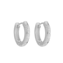 BRINCO ARGOLA MISTICA - BANHADO A RODIO BRANCO