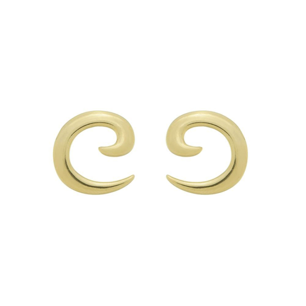 BRINCO CARACOL - BANHADO A OURO