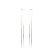BRINCO DOIS FIOS - BANHADO A OURO