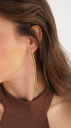 BRINCO DOIS FIOS - BANHADO A OURO