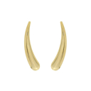 BRINCO EAR CUFF LISO - BANHADO A OURO