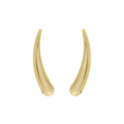 BRINCO EAR CUFF LISO - BANHADO A OURO