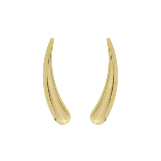 BRINCO EAR CUFF LISO - BANHADO A OURO