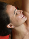 BRINCO EAR CUFF ORGÂNICO - BANHADO A OURO