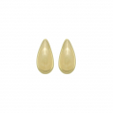BRINCO ARGOLA GOTA LISA PEQUENA - BANHADO A OURO