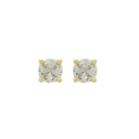 BRINCO PONTO DE LUZ 4 GARRAS P - BANHADO A OURO