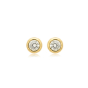BRINCO PONTO DE LUZ MINI G - BANHADO A OURO