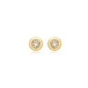 BRINCO PONTO DE LUZ MINI M - BANHADO A OURO