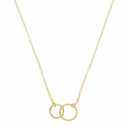 COLAR ALGEMA - BANHADO A OURO