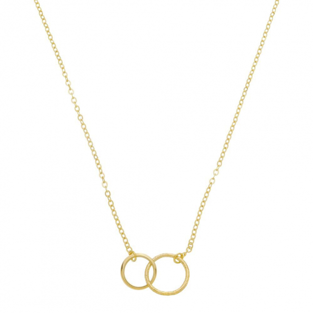 COLAR ALGEMA - BANHADO A OURO