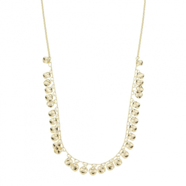 COLAR CHOKER BOLINHAS AMASSADAS - BANHADO A OURO