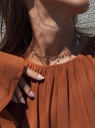 COLAR CHOKER BOLINHAS AMASSADAS - BANHADO A OURO