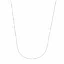 COLAR CHOKER BOLINHAS PEQUENAS - BANHADO A RÓDIO BRANCO