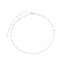 COLAR CHOKER COM CHAPINHAS LISAS - BANHADO A RODIO BRANCO