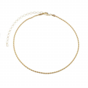 COLAR CHOKER CORDÃO BAIANO BANHADO A OURO