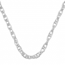 COLAR CHOKER ELOS ENTRELAÇADOS - BANHADO A RODIO