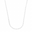 COLAR CHOKER ELOS PEQUENOS - BANHADO A RÓDIO BRANCO