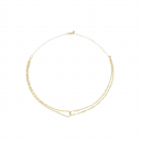 COLAR CHOKER ENTRELAÇADA - BANHADO A OURO
