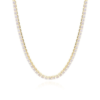COLAR CHOKER RIVIERA CRISTAL - OURO