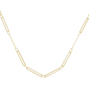 COLAR CHOKER SAMAMBAIA FINA - BANHADO A OURO