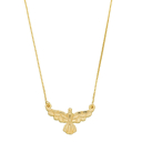 COLAR ESPIRITO SANTO KAY 45CM BANHADO A OURO 