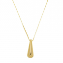 COLAR GOTA ALONGADA - BANHADO A OURO
