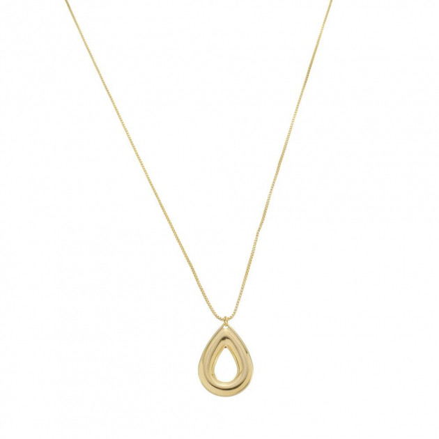 COLAR GOTA VAZADA - BANHADO A OURO