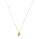 COLAR INFANTIL CENOURINHA - BANHADO A OURO