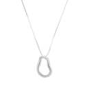 COLAR LISO ORGÂNICO - BANHADO A RODIO BRANCO