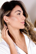 COLAR PONTO DE LUZ BANHADO A OURO