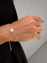 PULSEIRA CAPODARTE - BANHADO A RODIO BRANCO