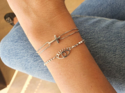 PULSEIRA DUPLA DE CRUZ - RÓDIO BRANCO