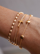 PULSEIRA DUPLA DE CRUZ - RÓDIO BRANCO