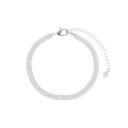 PULSEIRA DUPLA DE MALHA FINA - BANHADO A RÓDIO BRANCO