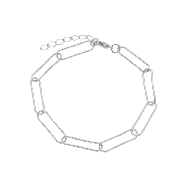 PULSEIRA ELOS SAMAMBAIA BANHADA A RODIO 