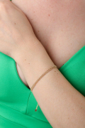 PULSEIRA MALHA CIRIANE BANHADA A OURO