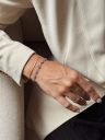 PULSEIRA OLHO GREGO PEQUENO - BANHADO A OURO