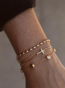 PULSEIRA OVAL - BANHADO A OURO
