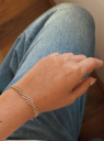 PULSEIRA RABO DE SEREIA - BANHADO A OURO
